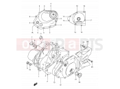 SUZUKI DR200SE K2 (2002) (E03,E28,E33) 4 - CRANKCASE COVER