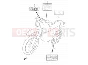 SUZUKI DR200SE K3 (2003) (E03,E28,E33) 37 - LABEL