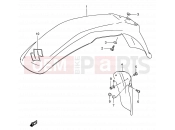 SUZUKI DR200SE K3 (2003) (E06,E24) 32B - FRONT FENDER (MODEL K2/K3/K4/K5 E06,E24)