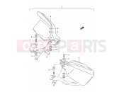 SUZUKI DR200SE K3 (2003) (E06,E24) 37 - KNUCKLE COVER (MODEL K1 E24/MODEL K2 P09 OPT)