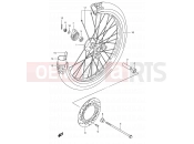 SUZUKI DR200SE K3 (2003) (E06,E24) 41B - FRONT WHEEL (MODEL K2 P09)