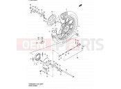 SUZUKI DR200SE K3 (2003) (E06,E24) 46A - REAR WHEEL (MODEL K2/K3/K4/K5 E06,E24)