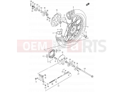 SUZUKI DR200SE K3 (2003) (E06,E24) 46B - REAR WHEEL (MODEL K2 P09)