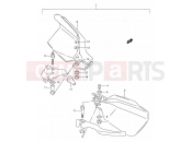 SUZUKI DR200SE K4 (2004) (E03,E28,E33) 38 - KNUCKLE COVER (OPTION)
