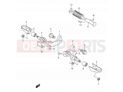 SUZUKI DR200SE K5 (2005) (E03,E28,E33) 28 - FOOTREST