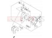 SUZUKI DR200SE K5 (2005) (E03,E28,E33) 43 - FRONT CALIPER