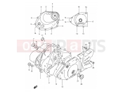 SUZUKI DR200SE K5 (2005) (E06,E24) 4 - CRANKCASE COVER
