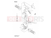SUZUKI DR200SE K6 (2006) (E06,E24) 42 - HANDLE LEVER (MODEL K6/K7/K8/K9 E24)
