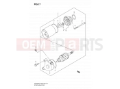 SUZUKI DR200SE K7 (2007) (E03,E28,E33) 17 - STARTING MOTOR