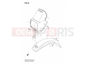 SUZUKI DR200SE K7 (2007) (E03,E28,E33) 34 - HEADLAMP COVER (MODEL K6/K7)