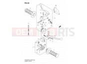 SUZUKI DR200SE K7 (2007) (E03,E28,E33) 36 - HANDLE LEVER (MODEL K6/K7/K8/K9)