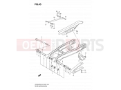 SUZUKI DR200SE K7 (2007) (E03,E28,E33) 45 - REAR SWINGING ARM