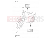 SUZUKI DR200SE K8 (2008) (E06,E24) 44 - LABEL
