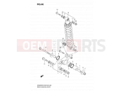 SUZUKI DR200SE K9 (2009) (E03,E28,E33) 46 - REAR CUSHION LEVER