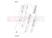 SUZUKI DR200SE K9 (2009) (E06,E24) 46 - FRONT DAMPER
