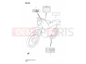 SUZUKI DR200SE L0 (2010) (E03,E28,E33) 38 - LABEL