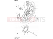 SUZUKI DR200SE L3 (2013) (E24) 55 - FRONT WHEEL