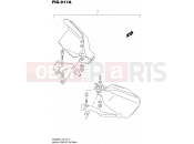SUZUKI DR200SE L5 (2015) (E24) 911A - KNUCHLE COVER SET (OPTIONAL)