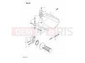 SUZUKI DR250 L (1990) 37 - RIGHT KNUCKLE COVER