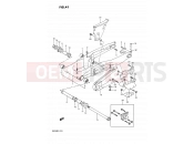 SUZUKI DR250 L (1990) 41 - REAR SWINGING ARM