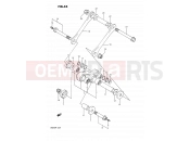 SUZUKI DR250 L (1990) 43 - REAR CUSHION LEVER
