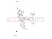 SUZUKI DR250 M (1991) 42 - REAR SHOCK ABSORBER