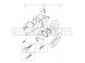 SUZUKI DR250R W (1998) 12 - AIR CLEANER