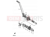 SUZUKI DR250S G (1986) 16 - KICK STARTER