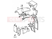 SUZUKI DR250S G (1986) 64 - REAR FENDER