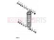 SUZUKI DR250S G (1986) 62 - SHOCK ABSORBER