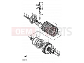 SUZUKI DR250S H (1987) 13 - CLUTCH