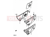 SUZUKI DR250S H (1987) 44 - FRAME COVER (MODEL F/G/H)