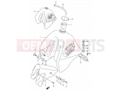 SUZUKI DR250S L (1990) 30 - FUEL TANK (MODEL L/M)