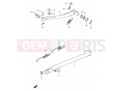 SUZUKI DR250S M (1991) 28 - STAND - REAR BRAKE