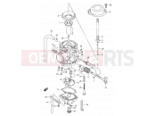 SUZUKI DR250S N (1992) 9 - CARBURETOR (MODEL L/M,MODEL N/P/R E24)
