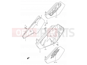 SUZUKI DR250S N (1992) 33A - FRAME COVER (MODEL N/P/R)