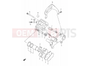 SUZUKI DR250S N (1992) 49A - REAR CALIPER (MODEL N/P)