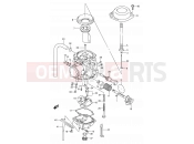SUZUKI DR250S P (1993) 9A - CARBURETOR (MODEL N/P/R E21)