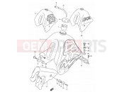 SUZUKI DR250S P (1993) 30B - FUEL TANK (MODEL N/P/R E24)
