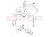 SUZUKI DR250S P (1993) 40A - RIGHT HANDLE SWITCH (MODEL N/P/R E21)
