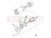 SUZUKI DR250SE S (1995) 19 - STARTING MOTOR