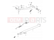 SUZUKI DR250SE S (1995) 29 - STAND - REAR BRAKE