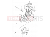 SUZUKI DR250SE S (1995) 39 - FRONT WHEEL