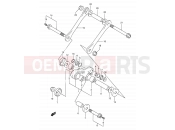 SUZUKI DR250SE S (1995) 47 - REAR CUSHION LEVER