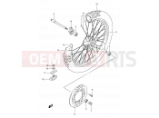 SUZUKI DR350 L (1990) (E01) 40 - FRONT WHEEL