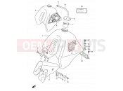 SUZUKI DR350 L (1990) (E03) 27 - FUEL TANK (MODEL L/M)