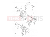 SUZUKI DR350 L (1990) (E03) 46 - REAR CALIPER (MODEL L/M)