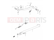 SUZUKI DR350 L (1990) (E03,E28,E33) 25 - STAND - REAR BRAKE