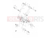 SUZUKI DR350 L (1990) (E03,E28,E33) 43 - REAR CUSHION LEVER