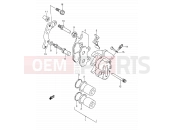 SUZUKI DR350 M (1991) (E03) 40 - FRONT CALIPER (MODEL L/M)